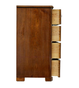 19th Century Burr Walnut Swedish Chest of Drawers — thumbnail 6
