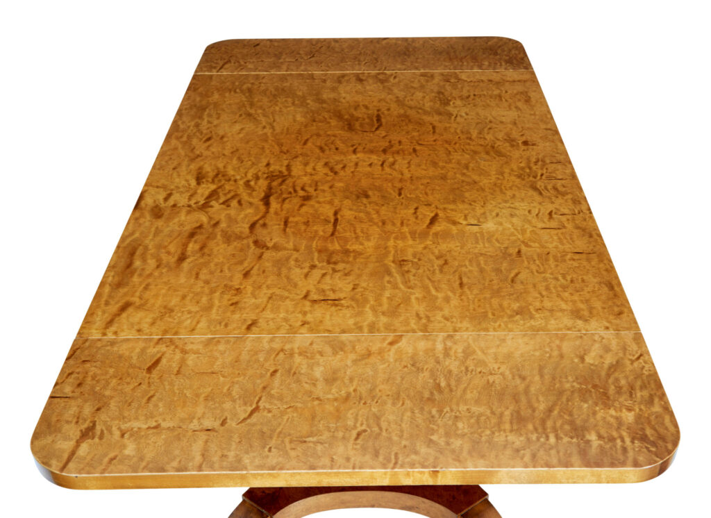Early 20th Century Empire Revival Birch Sofa Table — image 4