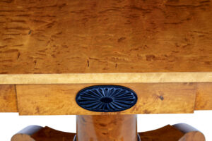 Early 20th Century Empire Revival Birch Sofa Table — thumbnail 3