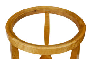 19th Century Swedish Birch Empire Revival Tray Table — thumbnail 5