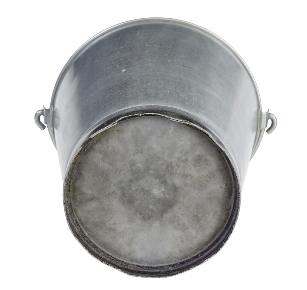 Mid Century Stainless Steel Bucket — image 5