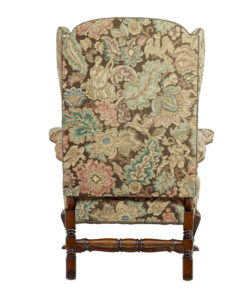 20th Century Tapestry Wingback Armchair — thumbnail 2