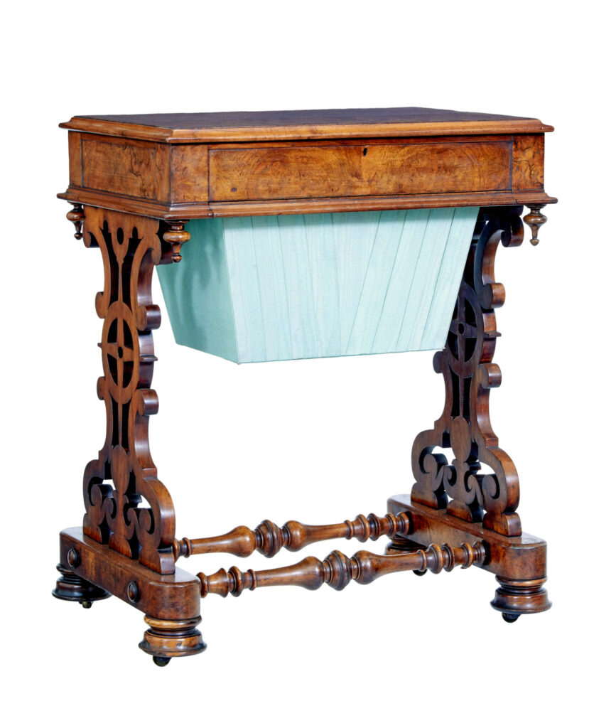 19th Century High Victorian Burr Walnut Occasional Table