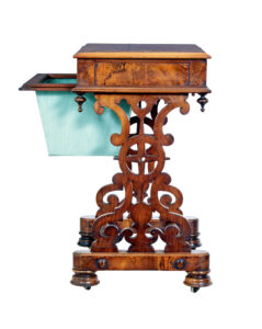 19th Century High Victorian Burr Walnut Occasional Table — thumbnail 6