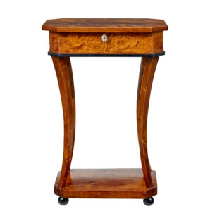19th Century Empire Revival Birch Sewing Table — thumbnail 6
