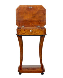 19th Century Empire Revival Birch Sewing Table — thumbnail 5