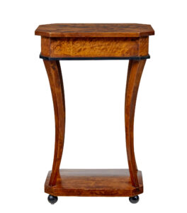 19th Century Empire Revival Birch Sewing Table — thumbnail 3