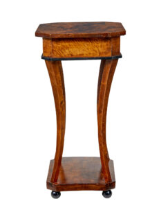 19th Century Empire Revival Birch Sewing Table — thumbnail 2