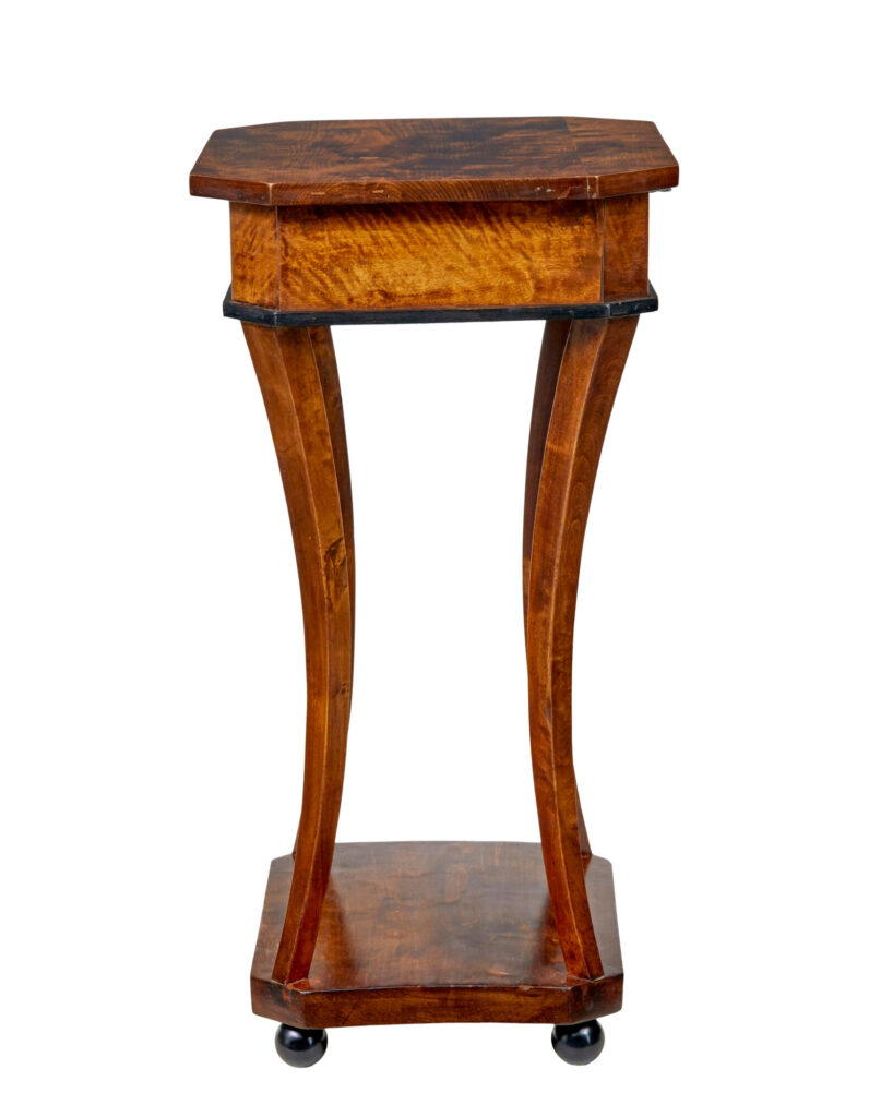 19th Century Empire Revival Birch Sewing Table — image 2