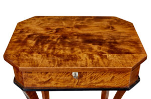 19th Century Empire Revival Birch Sewing Table — thumbnail 8