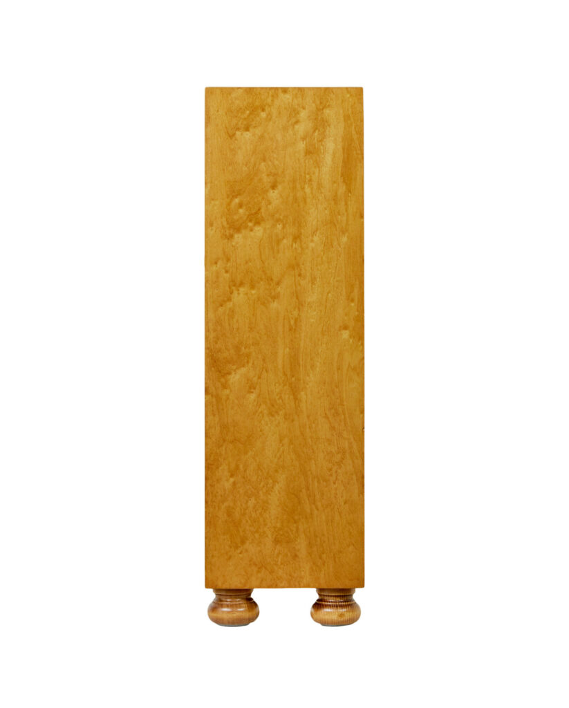 Swedish Mid Century Open Birch Bookcase — image 8