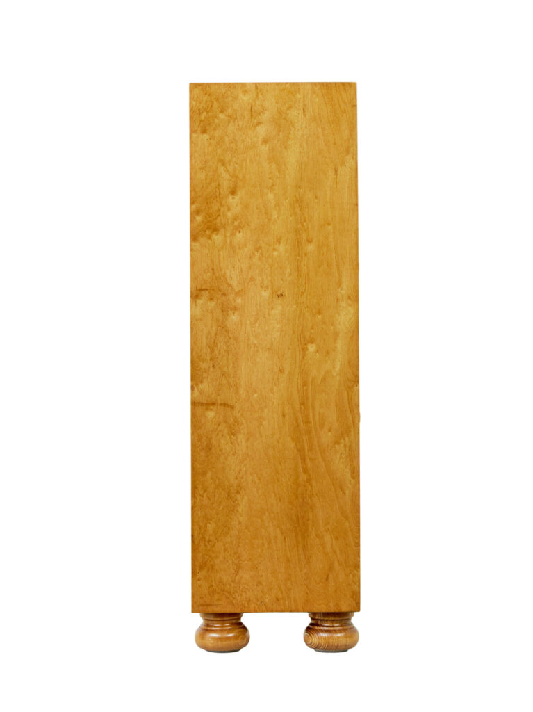Swedish Mid Century Open Birch Bookcase — image 6