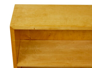 Swedish Mid Century Open Birch Bookcase — thumbnail 5