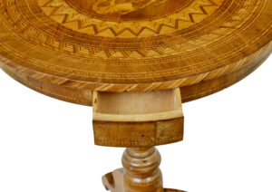 19th Century Inlaid Round Sorrento Table — thumbnail 7
