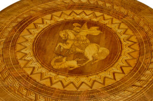 19th Century Inlaid Round Sorrento Table — thumbnail 6