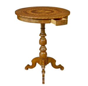 19th Century Inlaid Round Sorrento Table — thumbnail 3