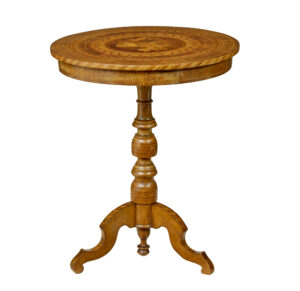 19th Century Inlaid Round Sorrento Table — thumbnail 2