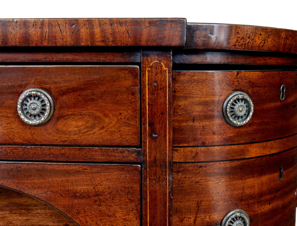 Early 19th Century Georgian Mahogany Breakfront Sideboard — image 6