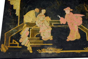 Late 19th Century Japanese Black Lacquer and Gilt Occasional Table — thumbnail 9
