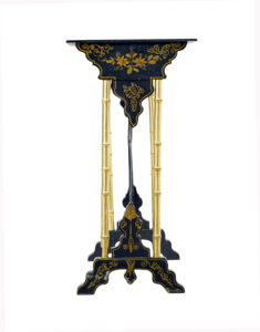 Late 19th Century Japanese Black Lacquer and Gilt Occasional Table — thumbnail 5