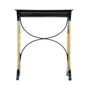 Late 19th Century Japanese Black Lacquer and Gilt Occasional Table — thumbnail 4
