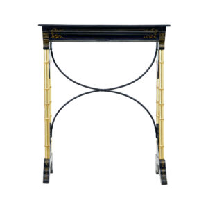 Late 19th Century Japanese Black Lacquer and Gilt Occasional Table — thumbnail 2