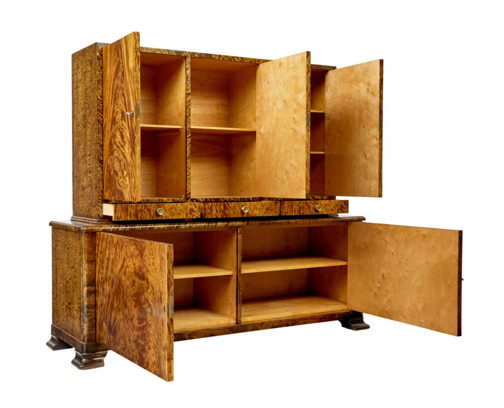 Swedish Grace Flame Birch Cabinet — image 10