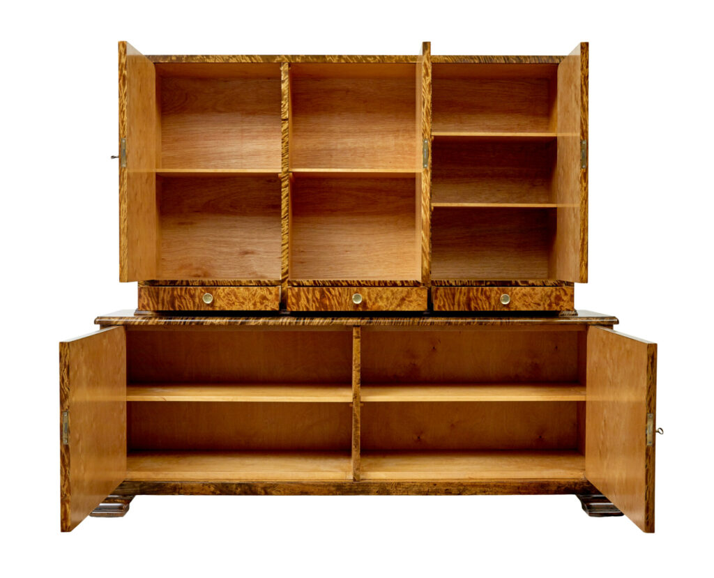 Swedish Grace Flame Birch Cabinet — image 9