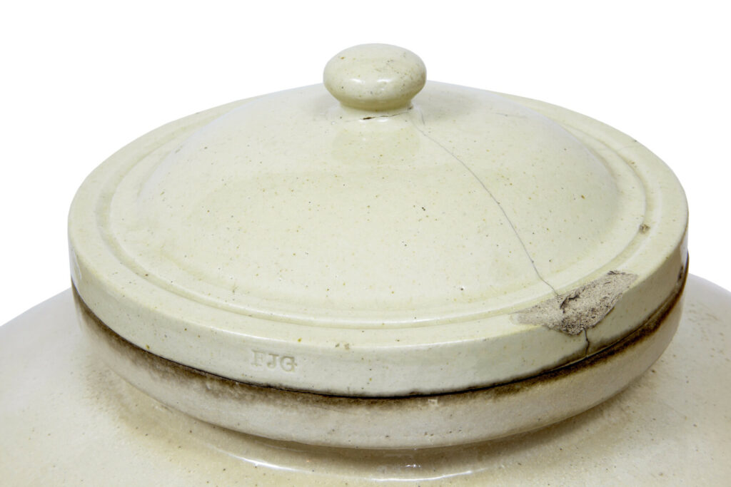 Pair of Massive Doulton of London Rms Shipping Stoneware Alcohol Jars — image 2