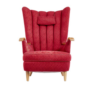 Mid-20th Century Elm Shell Back Armchair — thumbnail 3