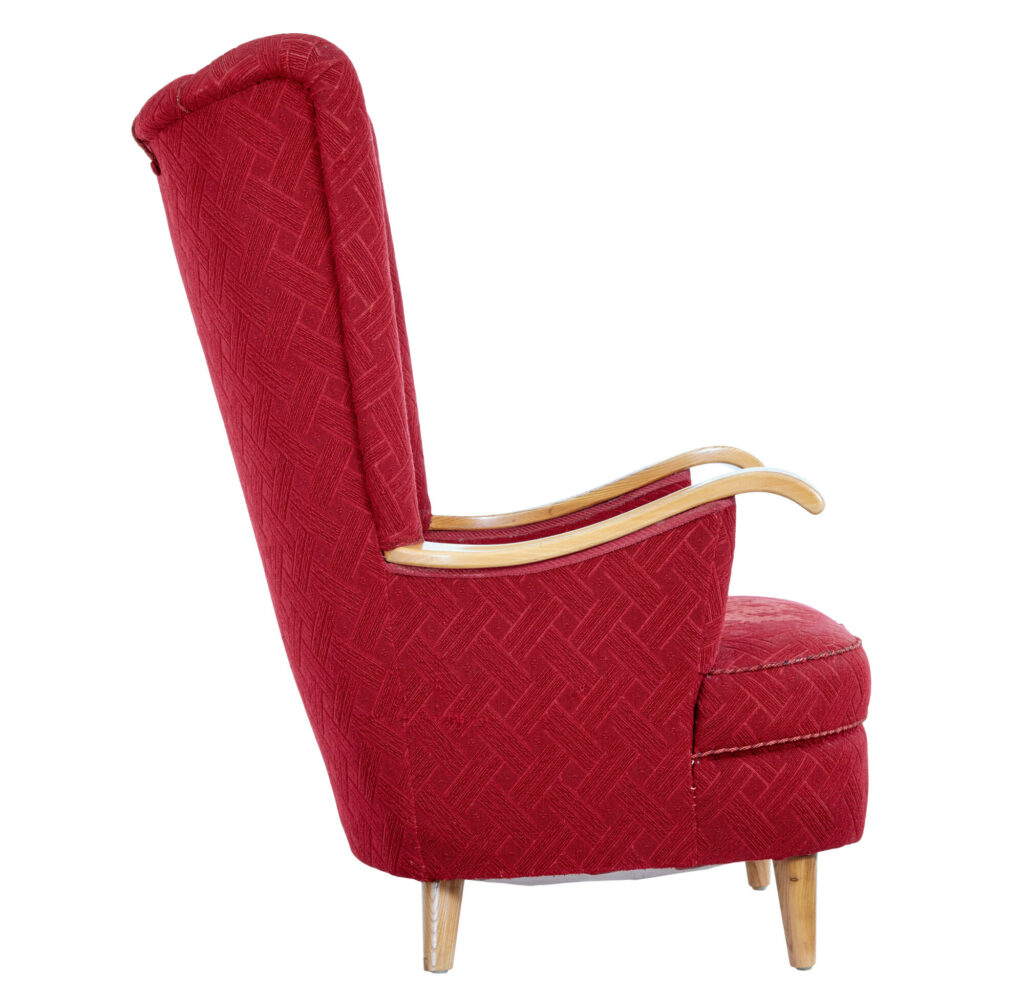 Mid-20th Century Elm Shell Back Armchair — image 8