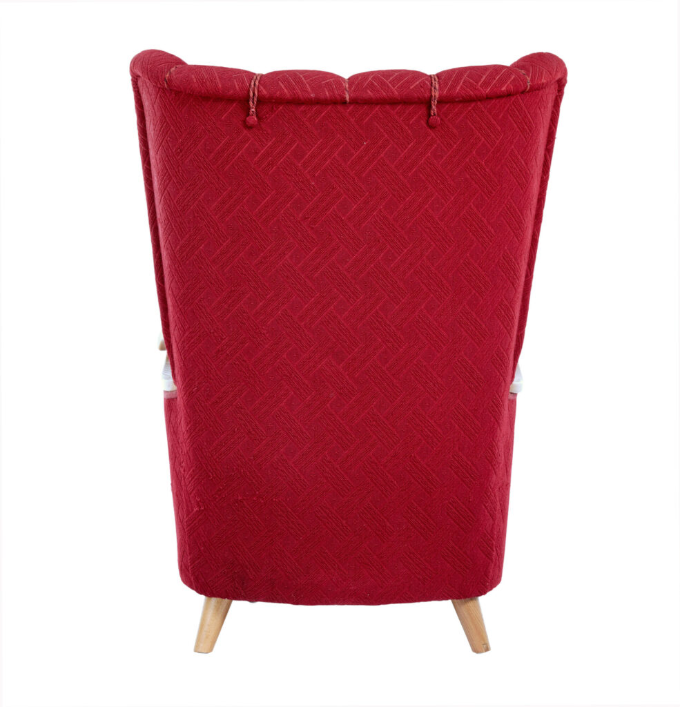 Mid-20th Century Elm Shell Back Armchair — image 7