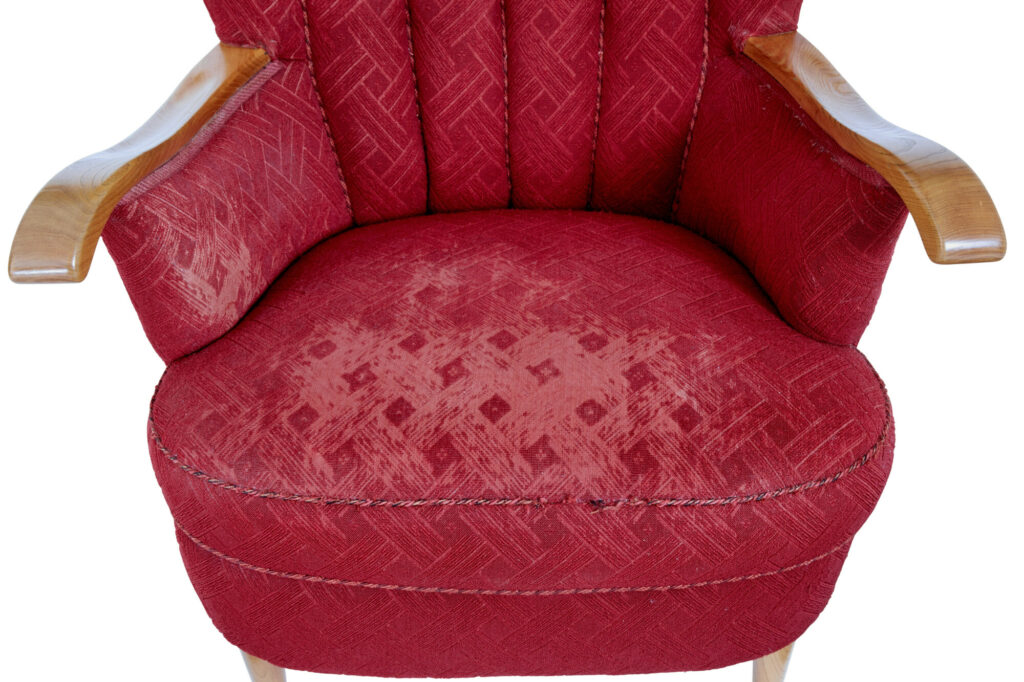 Mid-20th Century Elm Shell Back Armchair — image 5