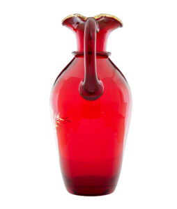 Mid 20th Century 1950’s Gilt Art Glass Jug by Monica Bratt — thumbnail 6
