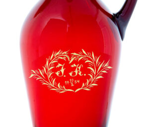 Mid 20th Century 1950’s Gilt Art Glass Jug by Monica Bratt — thumbnail 2