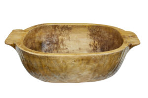 LARGE EARLY 20TH CENTURY HAND CARVED BOWL