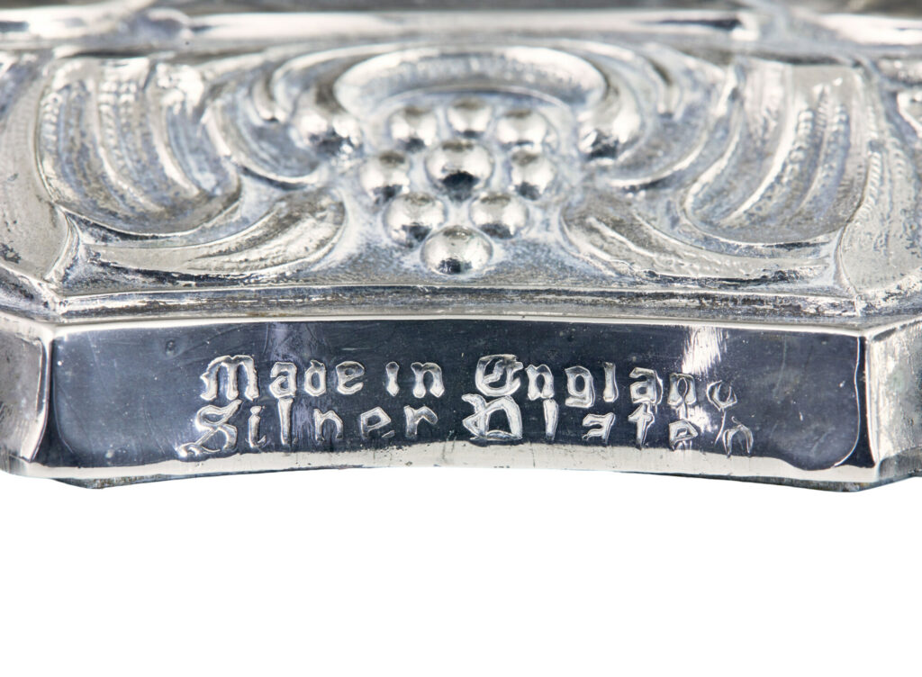 Pair of Silver Plate Candlesticks — image 5
