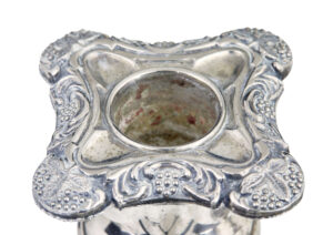 Pair of Silver Plate Candlesticks — thumbnail 3