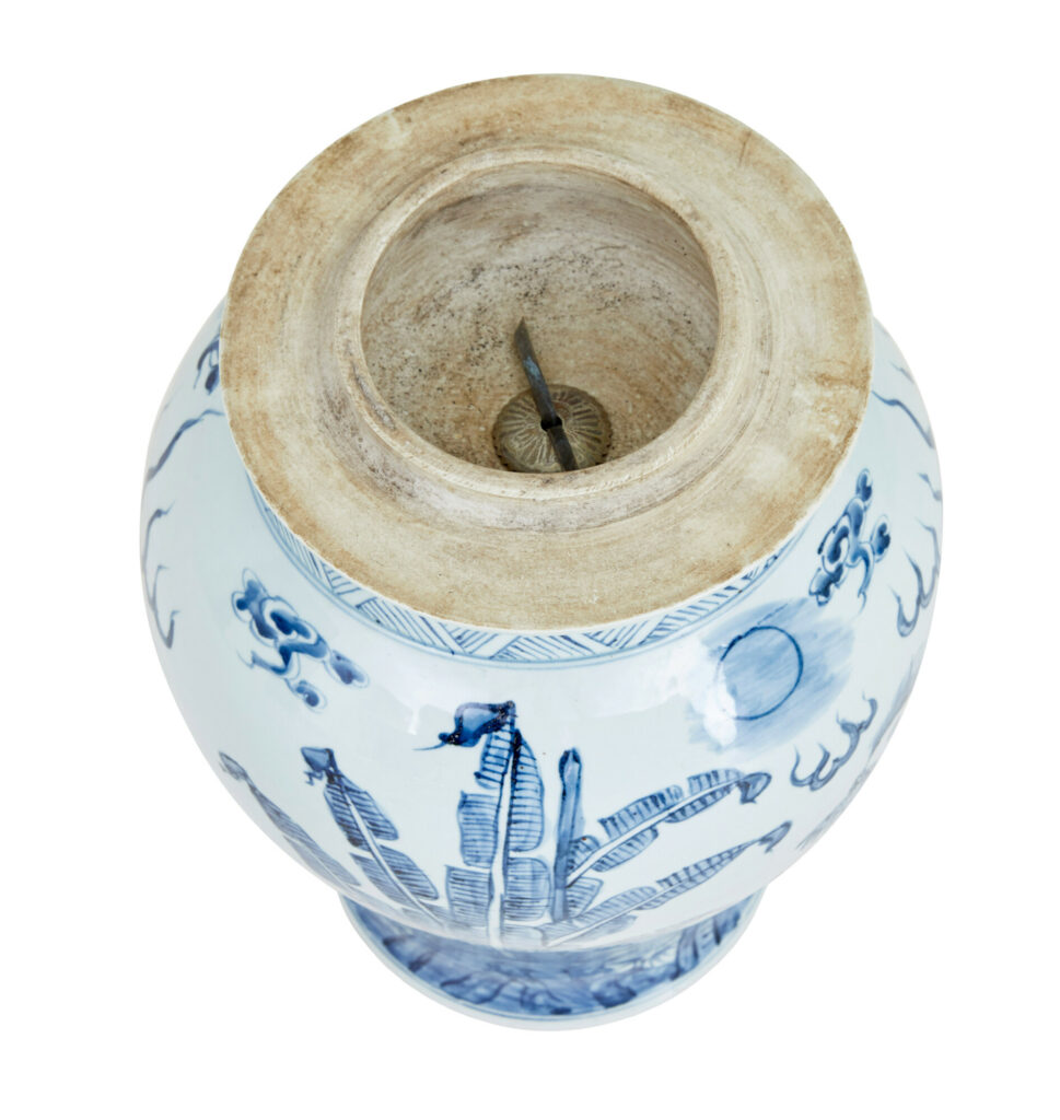 Decorative Mid Century Ceramic Ginger Jar — image 4