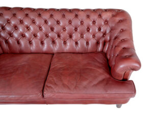 Pair of Mid 20th Century Leather Chesterfield Sofas — thumbnail 5