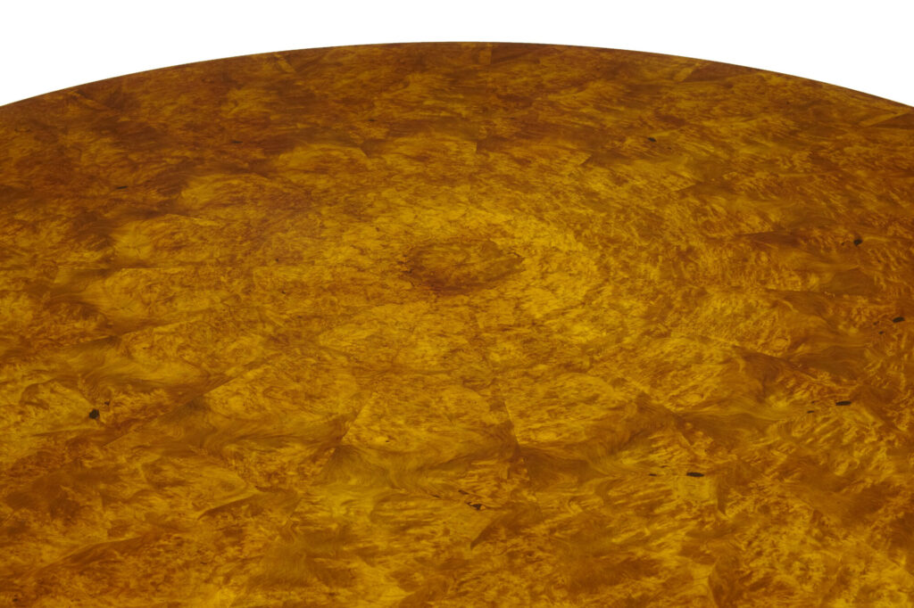 English Made Carved Walnut Jupe Dining Table — image 10
