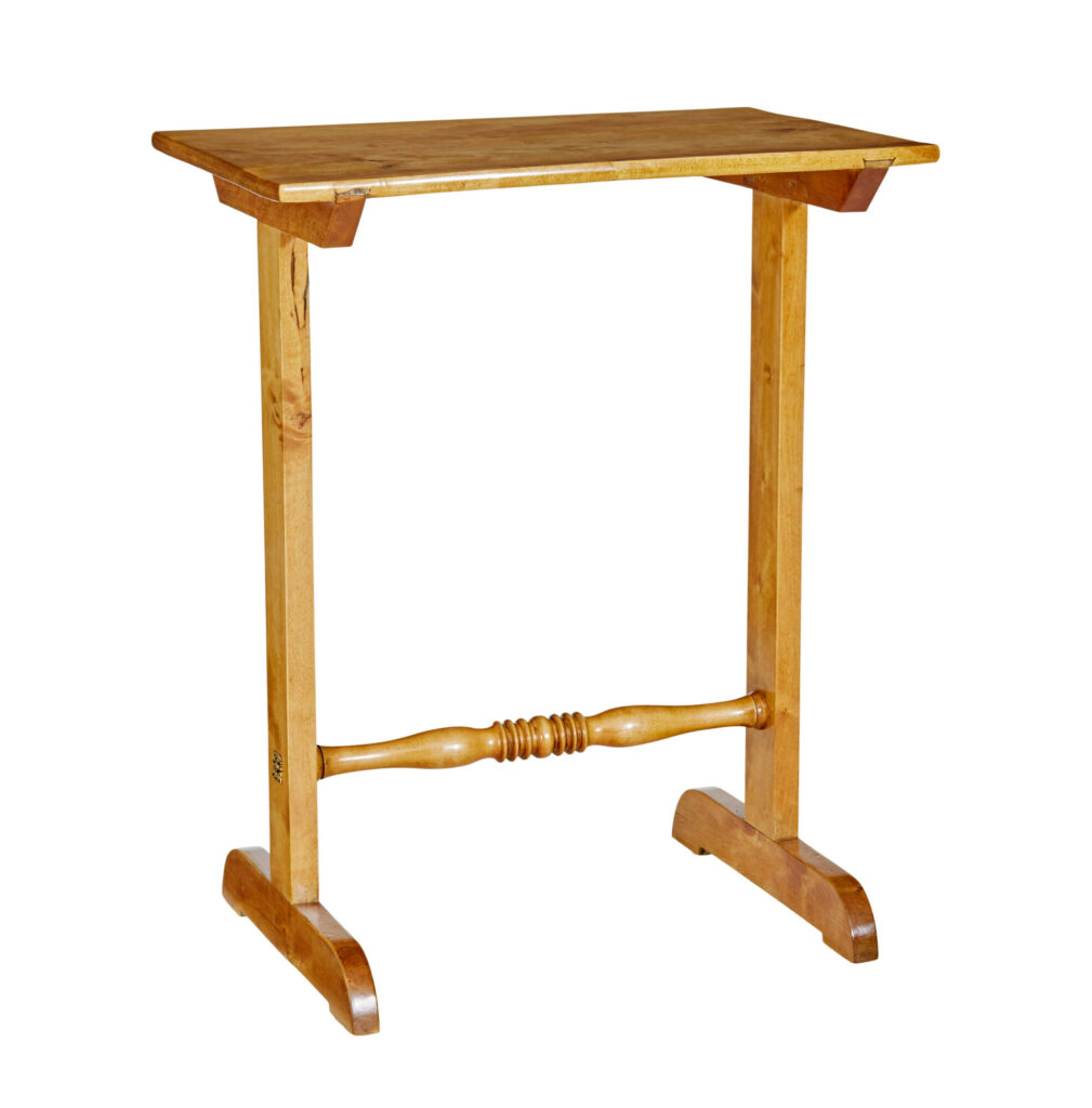 Swedish Early 20th Century Birch Side Table