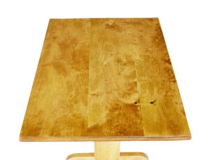 Swedish Early 20th Century Birch Side Table — thumbnail 4