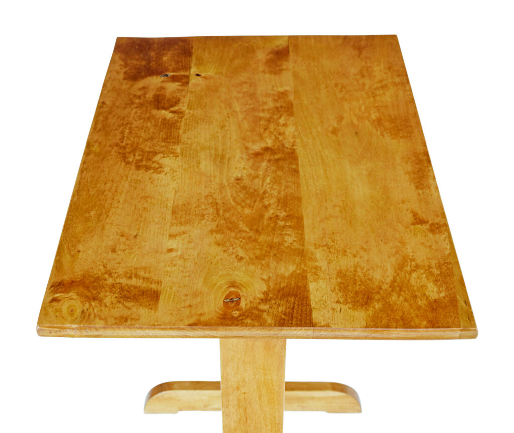 Swedish Early 20th Century Birch Side Table — image 3