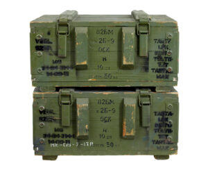 Pair of Mid 20th Century Swedish Pine Ammo Boxes — thumbnail 7