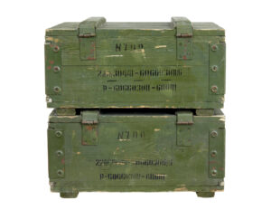 Pair of Mid 20th Century Swedish Pine Ammo Boxes — thumbnail 5
