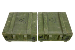 Pair of Mid 20th Century Swedish Pine Ammo Boxes — thumbnail 3