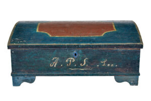 19th Century Painted Swedish Desktop Box — thumbnail 1
