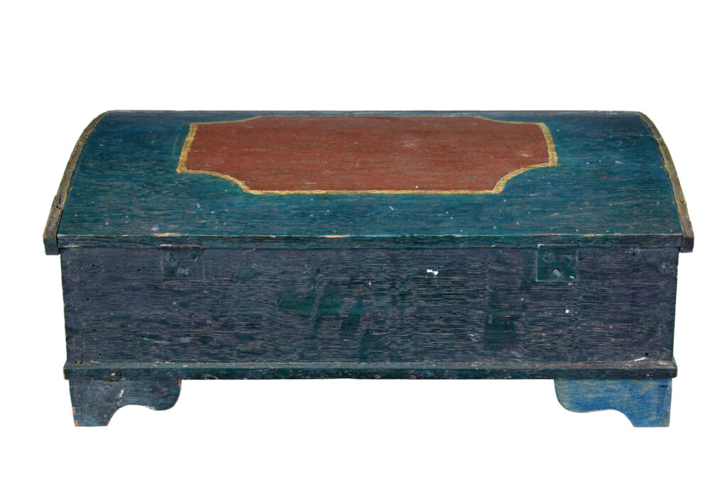 19th Century Painted Swedish Desktop Box — image 3