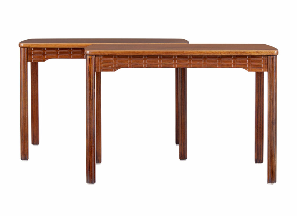 Pair of Mid Century Swedish Teak Side Tables
